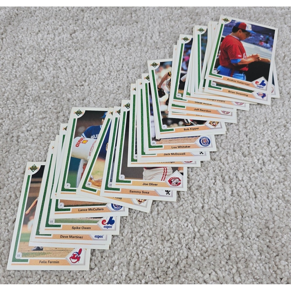 Small Lot Vintage 1991 Upper Deck Baseball Cards NM+ LOOK